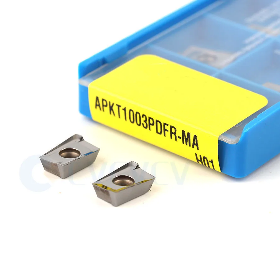 

APKT1003/1135PDFR/1604PDFR-MA H01 High-quality CNC Lathe Carbide Milling Inserts APKT1604PDFR-MA3 H01 Milling Blade,For Aluminum