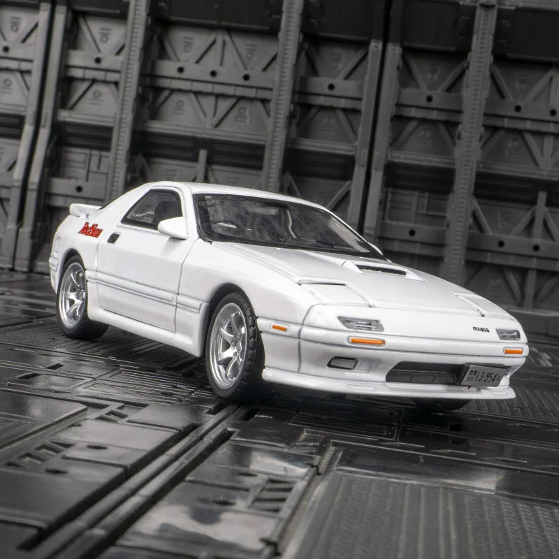 Фото 1:32 Моделирование Mazda RX-7, модель автомобиля из сплава, двери и капот двигателя, багажник может открыть имеет функцию звука и освещения. №4