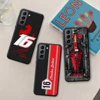 charles leclerc carbon fiber edition phone case silicone for samsung galaxy s21 ultra s20 fe m11 s8 s9 plus s10 5g lite 2020