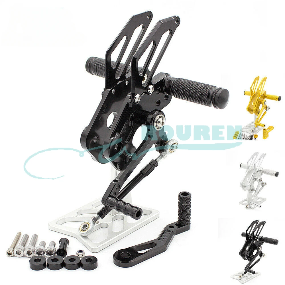 

Rear Set Stand Footpeg Motorcycle Rearset Footrest Foot Pedal Peg for Kawasaki Z125 Pro 2016 2017 2018 Brake Shift Lever Bracket