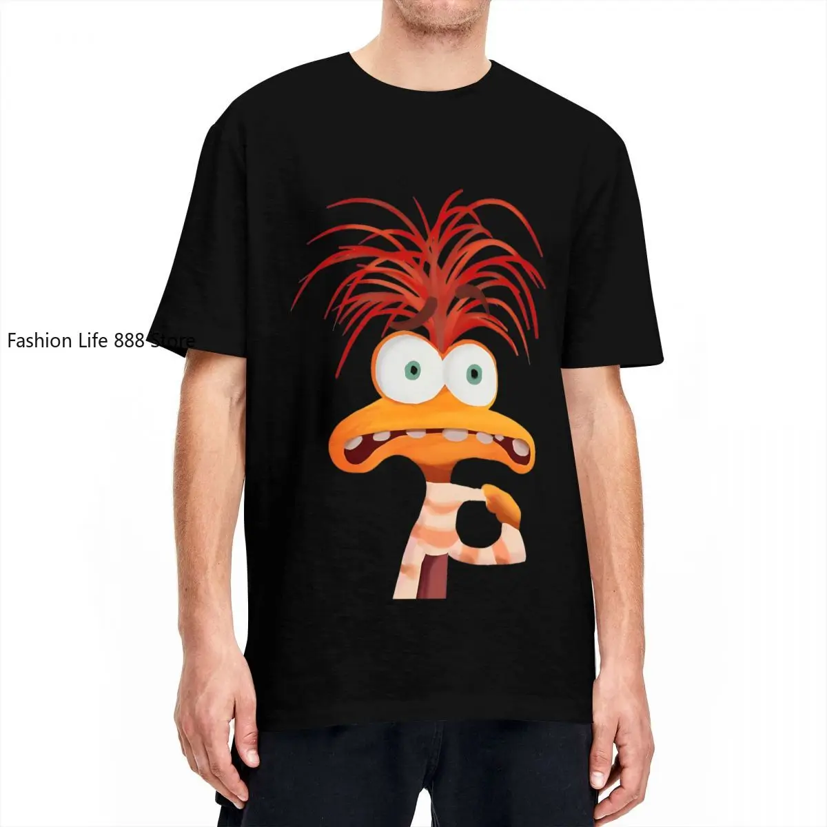 Футболка Мужская/Женская хлопковая с круглым вырезом и коротким рукавом