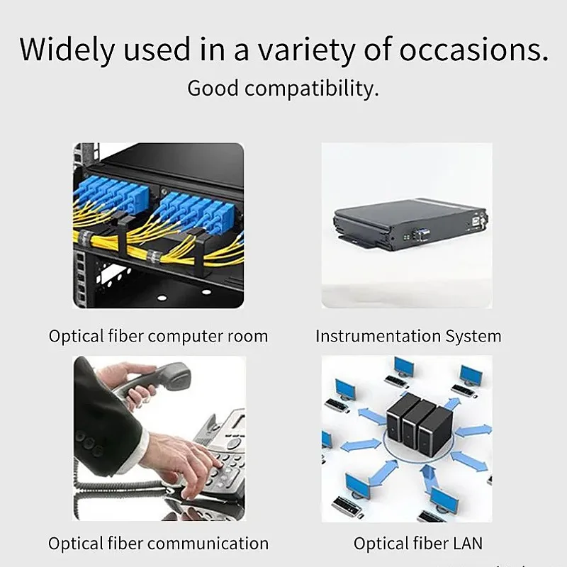 Carrier-Grade Fiber Optic Jumper SC-SC Single-Mode Dual-Core Pigtail Network Jumper Cable 1m 3m 5m 10m 20m 30m Free shipping