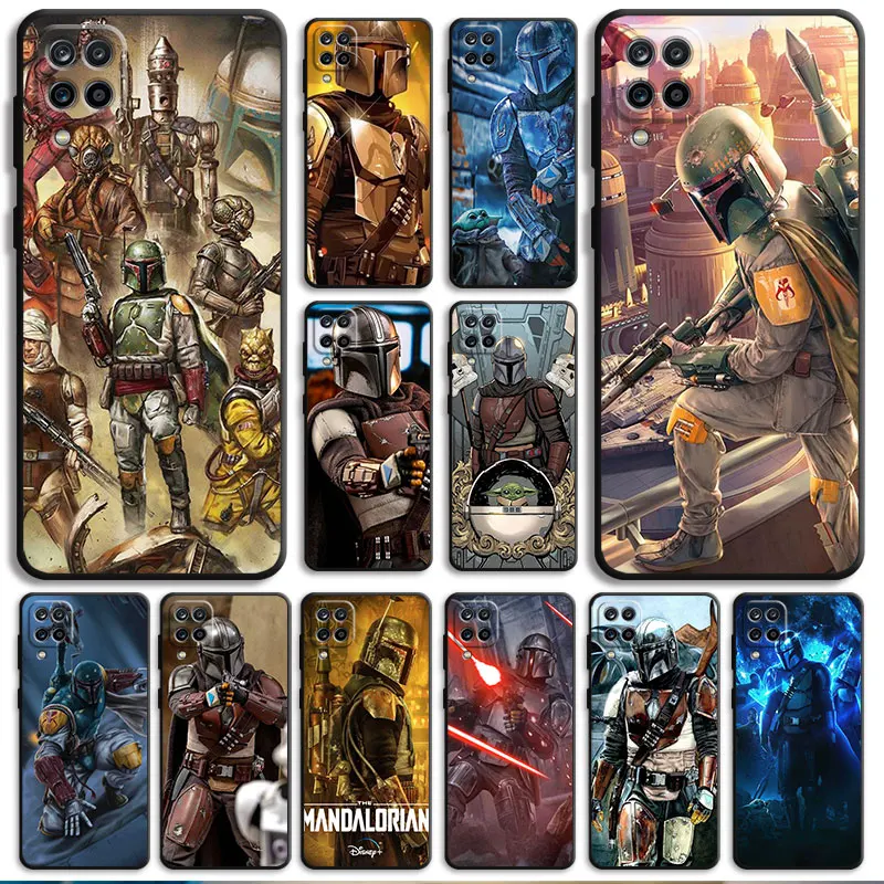 

Hot Silicone Phone Case For Samsung A04e A02s A01 A03s A50 A30s A70s A04 A40 A70 A42 M52 M62 M31 M13 M51 Disney The Mandalorian