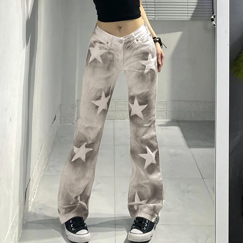 Sexy and Slim Women Pencil Pants Women Elastic High Waist Skinny Spicy Girl Horn Jeans 2023 Autumn New Korean Straight Leg Pants