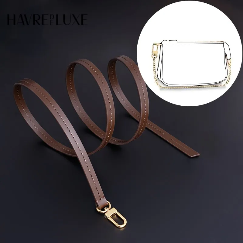 Checker board plaid brown shoulder strap crossbody underarm cowhide backpack belt replacement Purse accessories