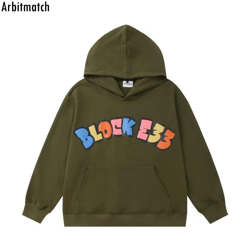 

Hip Hop Streetwear Vintage Colorful Letter Print Pullovers Cotton Men Casual Hoodie Harajuku Punk Cotton Oversized Hoodies 3325