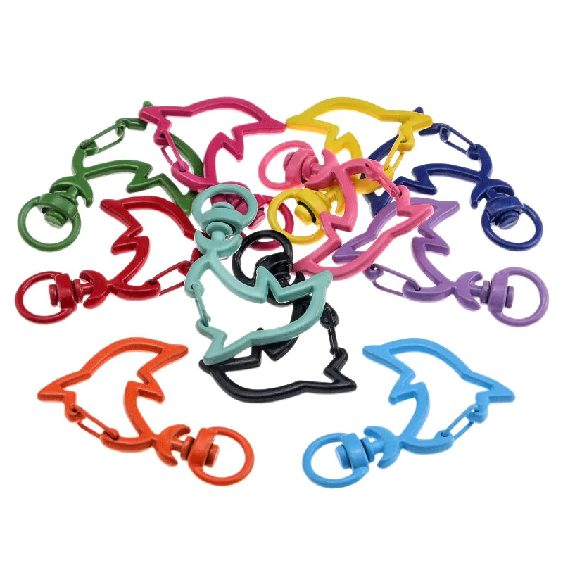 

5-15Pcs Snap Hook Trigger Clips Buckles For Keychain Lobster Lobster Clasp Hooks for Necklace Key Ring Clasp Jewelry Supplies