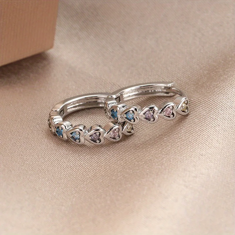 1 пара простых милых любовных серег для женщин рождественский праздничный