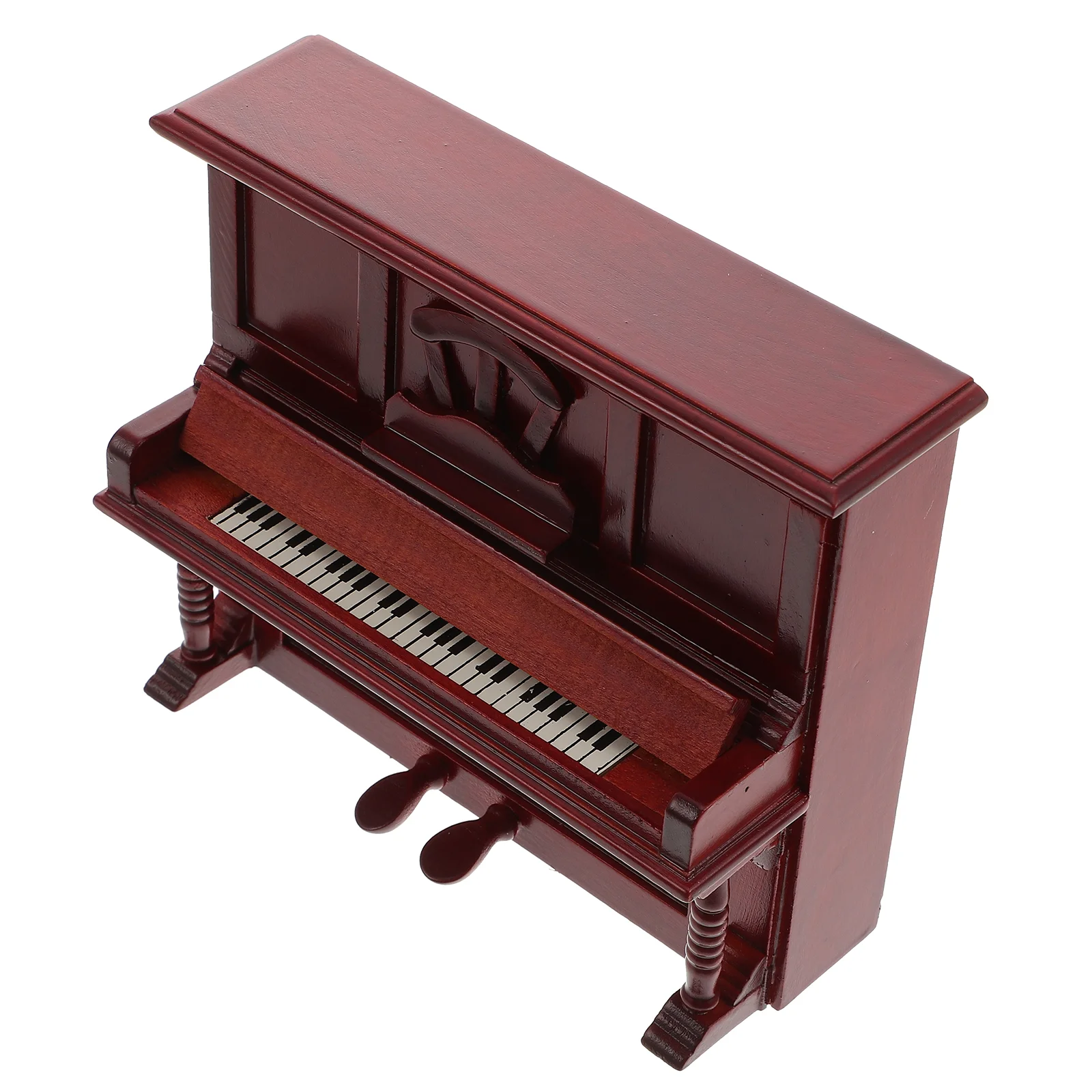 Модель фортепиано украшения декор для кукольного домика винтажные домашние