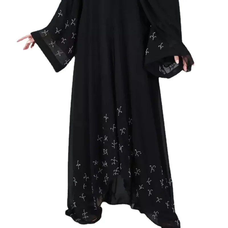 Abaya For Muslim Women Dress Kaftan Robe Trench Coats Femme Musulman Ensembles Abayas Hijab Caftan Dubai Turkey Islamic