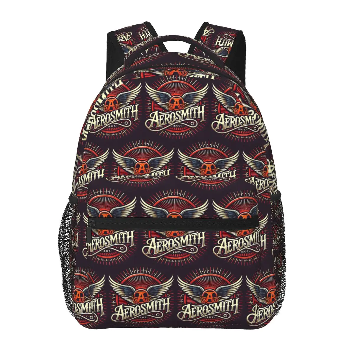 Фото Рюкзак Rock Aerosmith Band, горячая распродажа, вместительный рюкзак для мальчиков и девочек, школьная сумка, сумки на плечо для мужчин и женщин №3