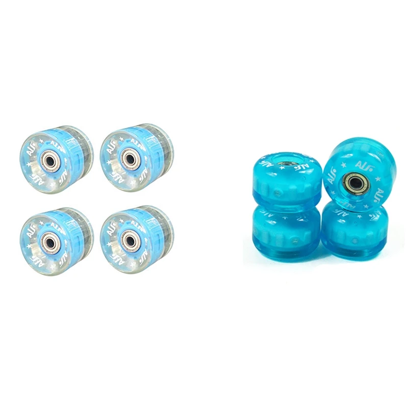 

Прочные мигающие роликовые скейтборды ALF, 4 шт., светящиеся колеса, сменные колеса для Лонгборда, круизера