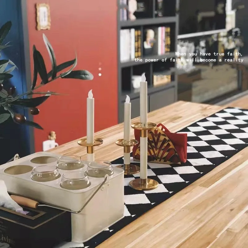 

Cotton wedding table decoration table runner luxury table runners dining table decoration accessories coffee table decor