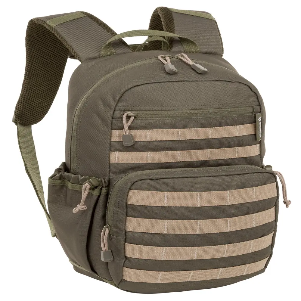 Venture 17 Ltr Backpack, Green and Brown,