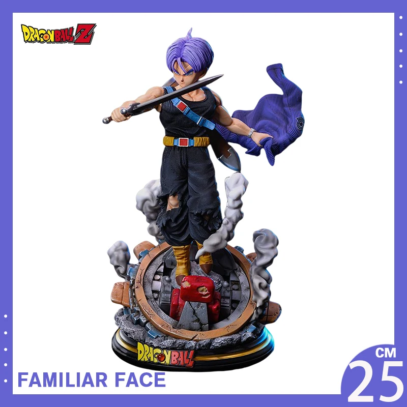 

25cm Dragon Ball Z Trunks Anime Figure Future Trunks GK Figurine PVC Statue Model Figures Doll Collection Desk Ornament Toy Gift