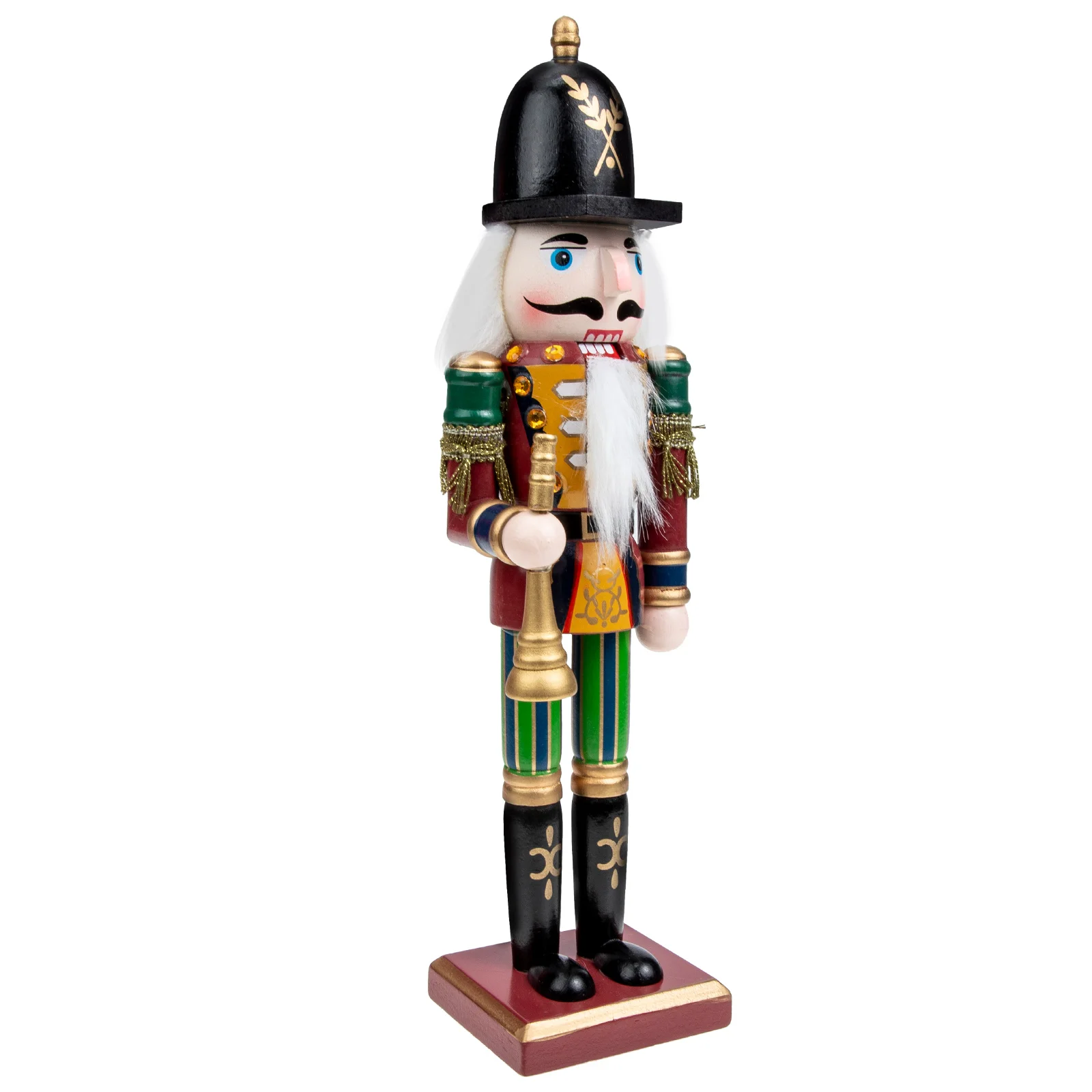 

Christmas Nutcracker Christmas Ornaments Wood Craft Desktop Wooden Figurine