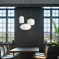 Modern Spherical Chandelier Restaurant Bar Cafe Bedside Bedroom Lamp Nordic Chandelier Kitchen Island Pendant Lights