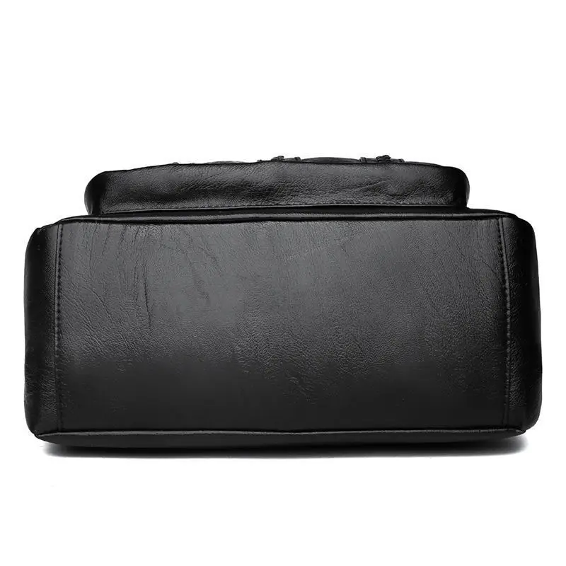 Fashion Luggage &Bags Women's Handbags Crossbody NEW Summer Simple PU Black Multi-layer Leisure Ladies Bolsos