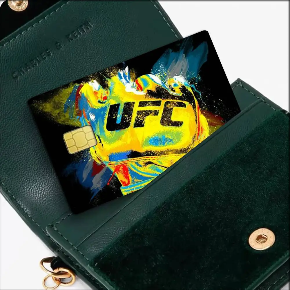 Водонепроницаемая пленка-наклейка с логотипом UFC для кредитных и дебетовых карт, проездных на общественный транспорт (art.: 3920dc37518e7) - 3920dc37518e7