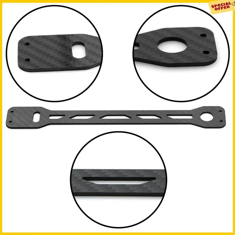 Фото A25P доска второго этажа из углеродного волокна для Tamiya TT02 TT02B TT-02 TT-02B 1/10, запасные аксессуары для радиоуправляемых автомобилей №5
