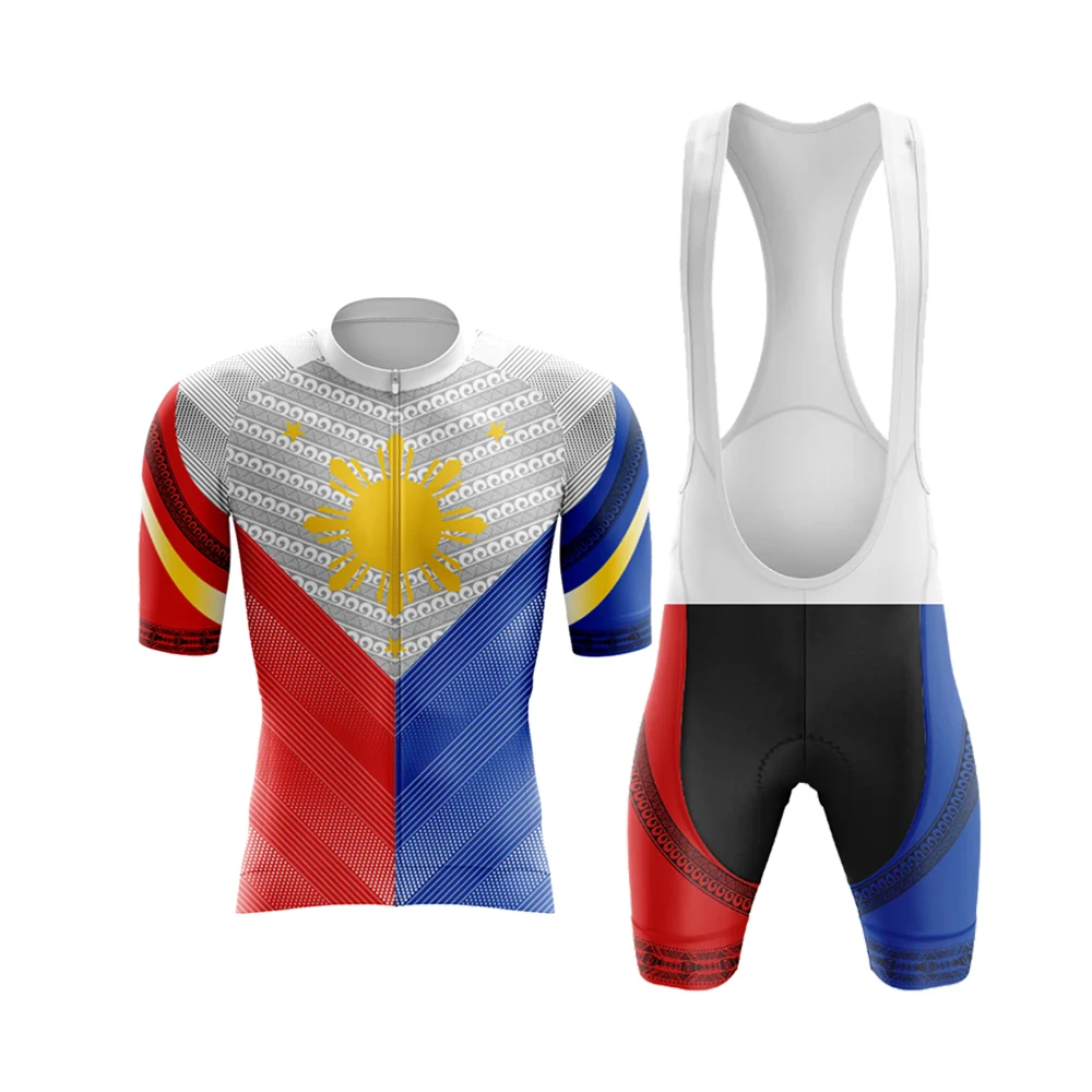 Классический Филиппинский Мужской комплект из Джерси с коротким рукавом для