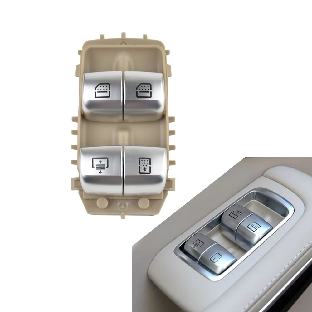 

Car Accessories For Mercedes-Benz W222 S550e S600 S63 Power Master Window Control Switch Regulator Button 2229051505