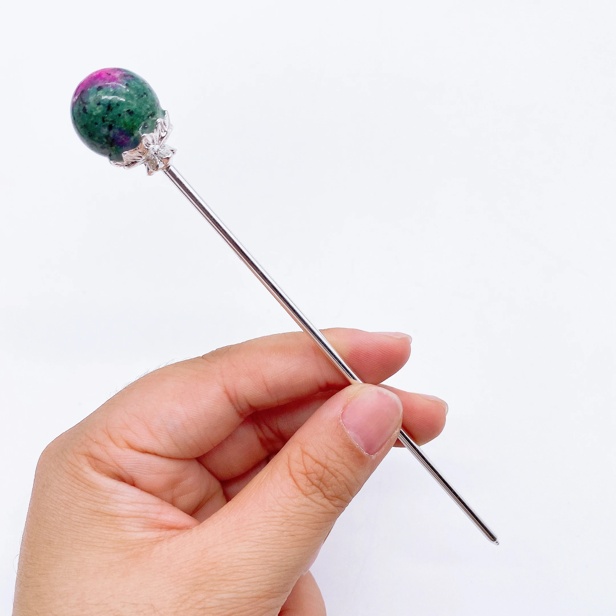 

Хрустальная палочка-шпилька для волос