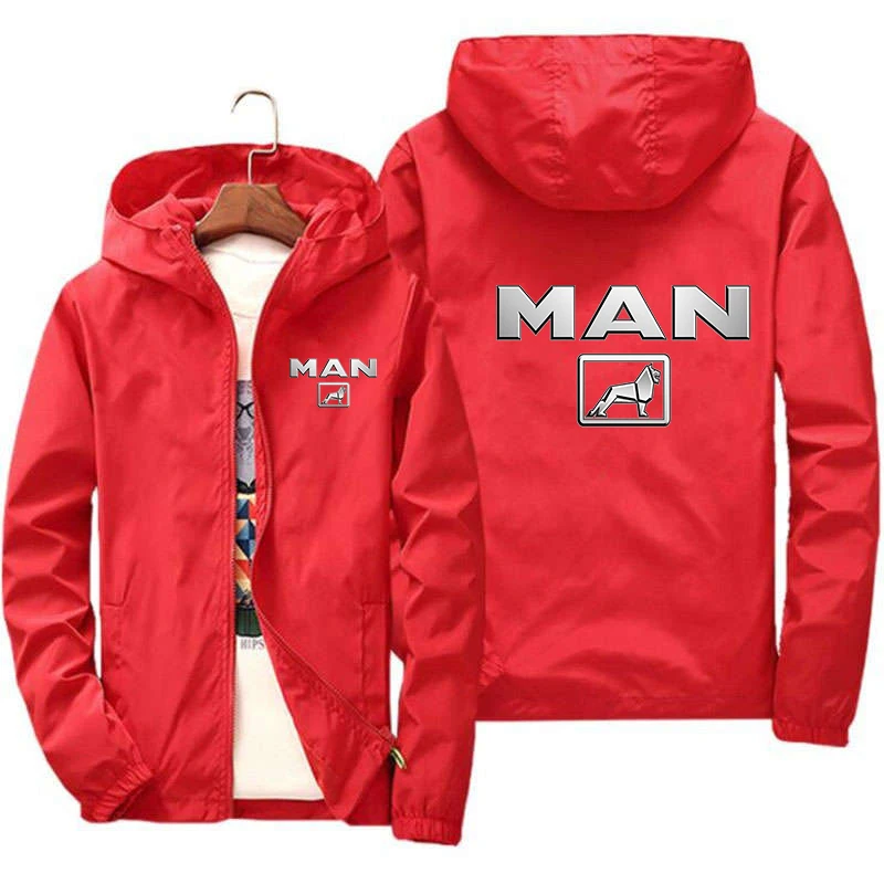 

Sunscreens New MAN Brand Men's Jacket Shirts Feature Printed Wind-proof, Waterproof, Recreational Camping Hat Shirts