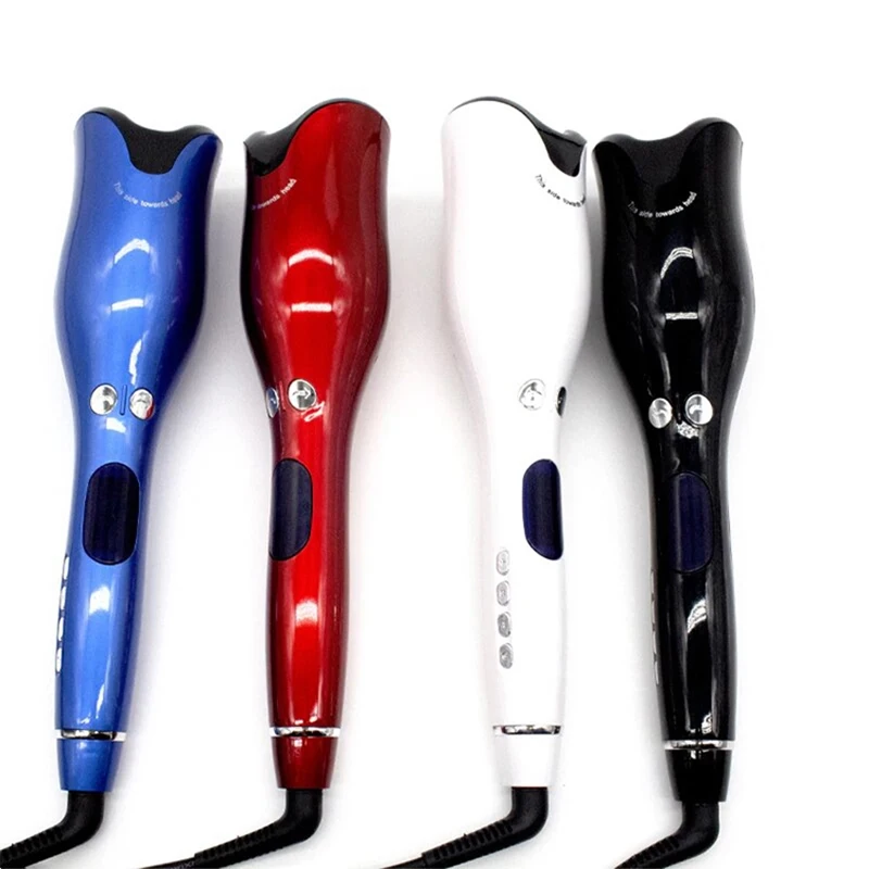 

Automatic Hair Curler Iron Curling Electric Ceramic Heating LCD Display Rotate Wave Styler Curling Machine Portable