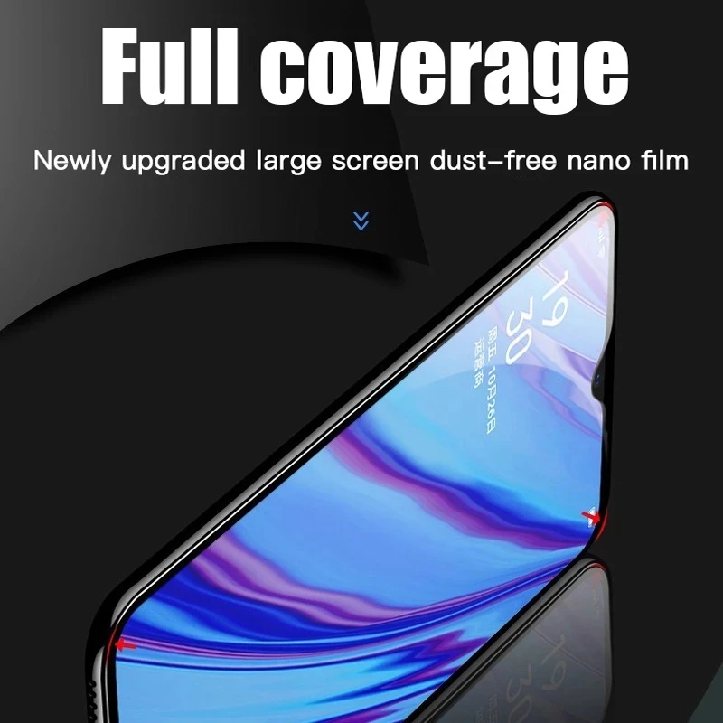 Защитное стекло Full Tempered Glass для Xiaomi Redmi Note 7 8 8T 9 9S Pro 5G Screen Protector 7A 8A 9A 9C K30.