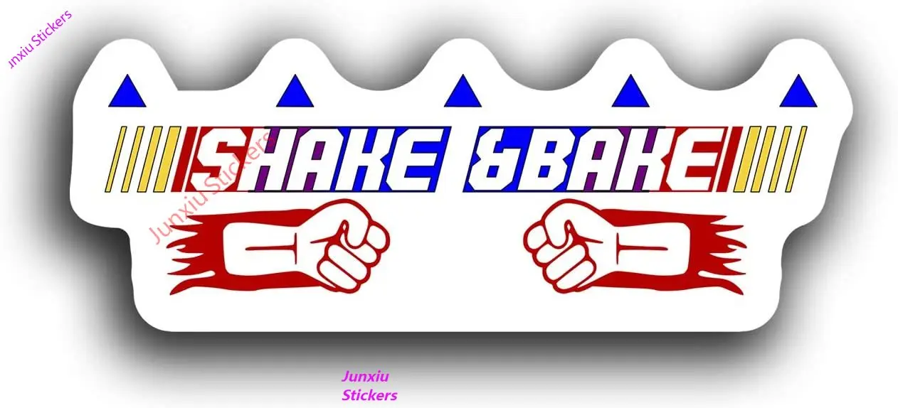 

Shake and Bake Decal Ricky Bobby Quote Cute Car Stickers and Decals Funny Premium Quality Vinyl Sticker UV Protective Decor