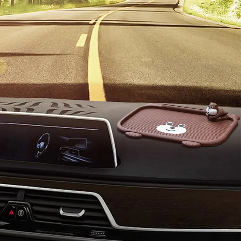 Автомобильный держатель для телефона с большой накладкой устойчивый