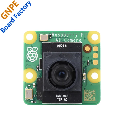 Официальная оригинальная камера Raspberry Pi AI, 12 МП, IMX500, интеллектуальный визуальный датчик, бортовой RP2040