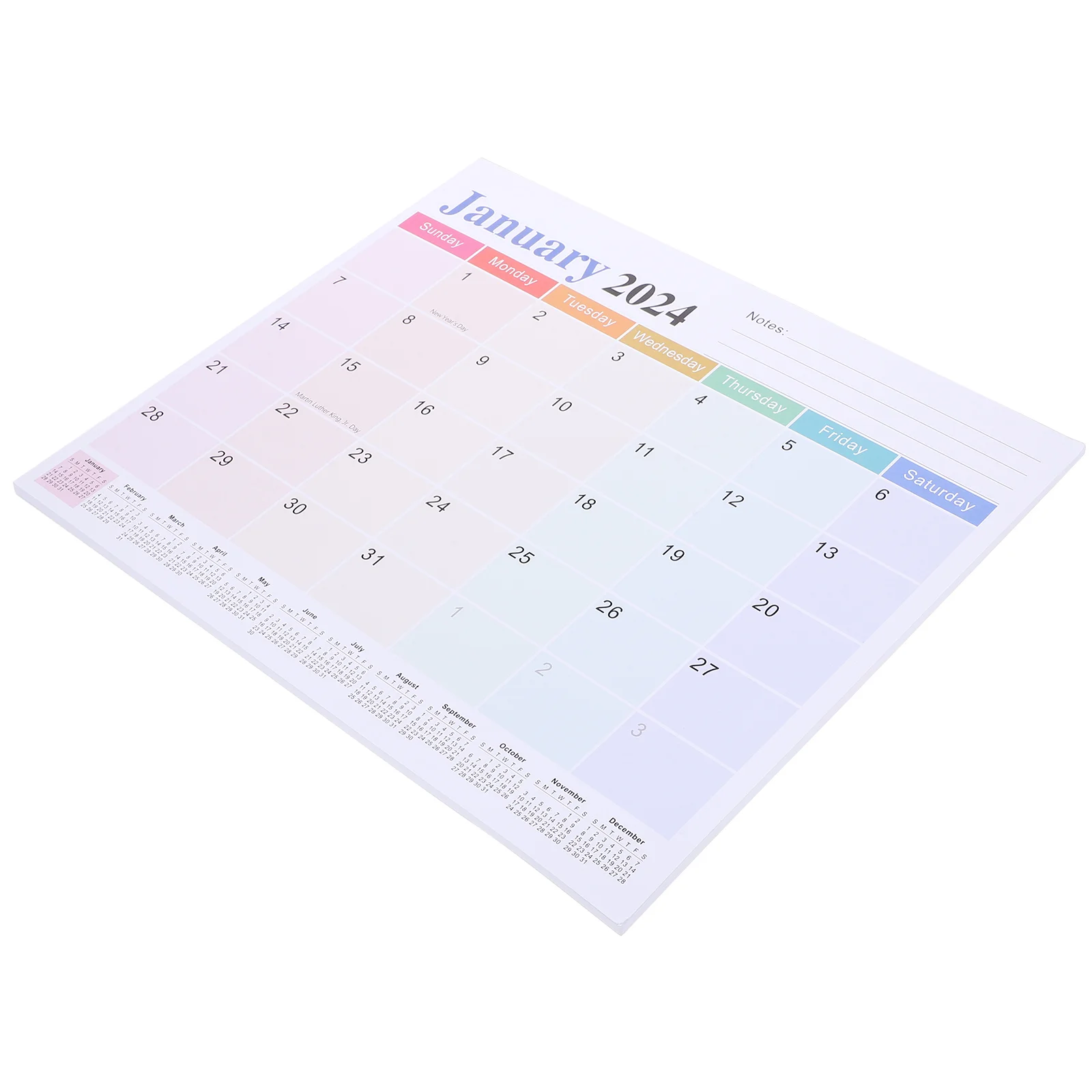 

Magnetic Paper Calendar Fridge Paper Calendar Tear Off Calendar Refrigerator Paper Calendar