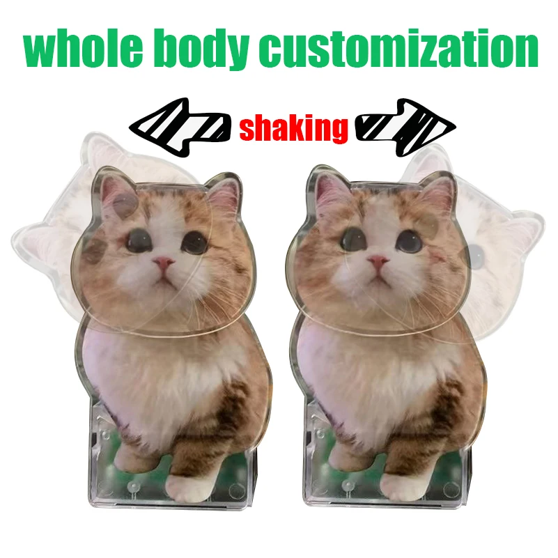 

Pet Whole Body Customized Product Cat Accessories Dog Head-shaking Ornament Cute Pet Birthday Gift for Puppy Chihuahua Yorkshire