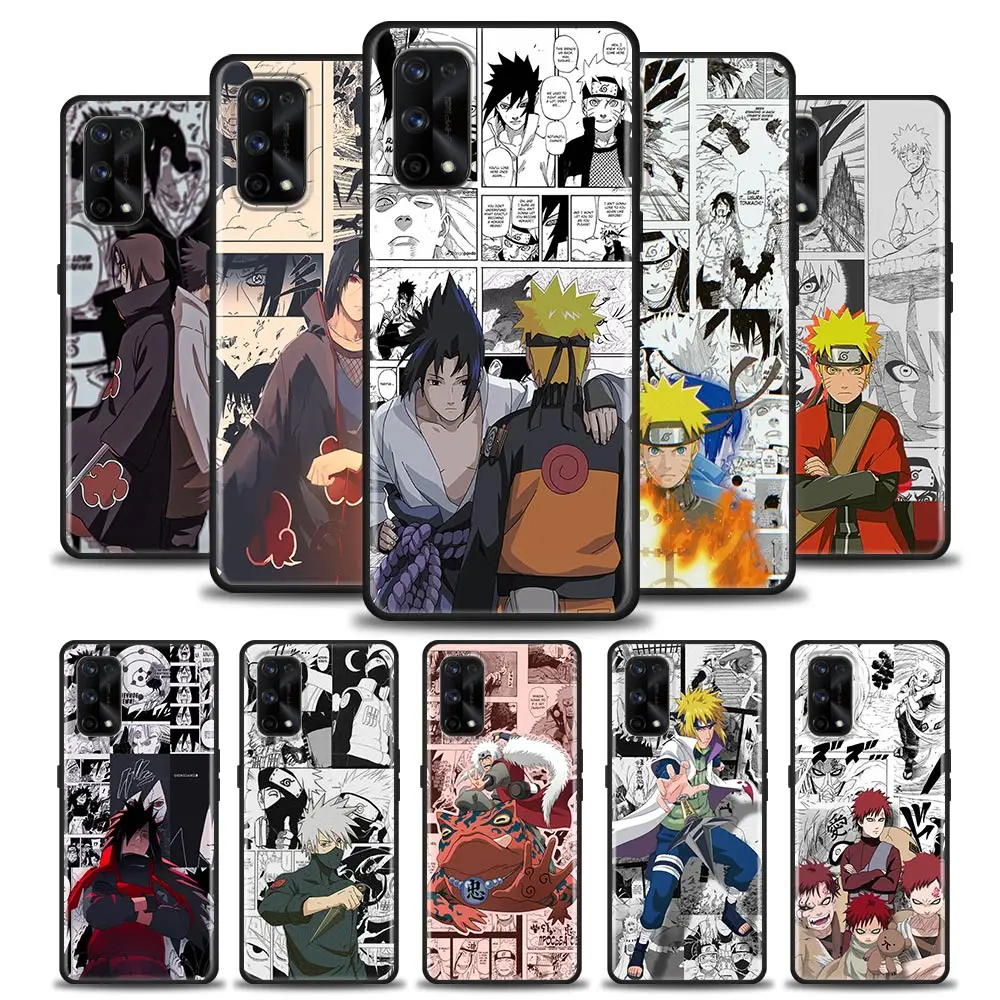

NARUTO Silicone Phone Case For Oppo Realme 5 5i 5s 6i 6 7 7i 8 8i 9 9i 5g Pro XT Soft TPU Cover Uchiha Sasuke Itachi Anime Cases