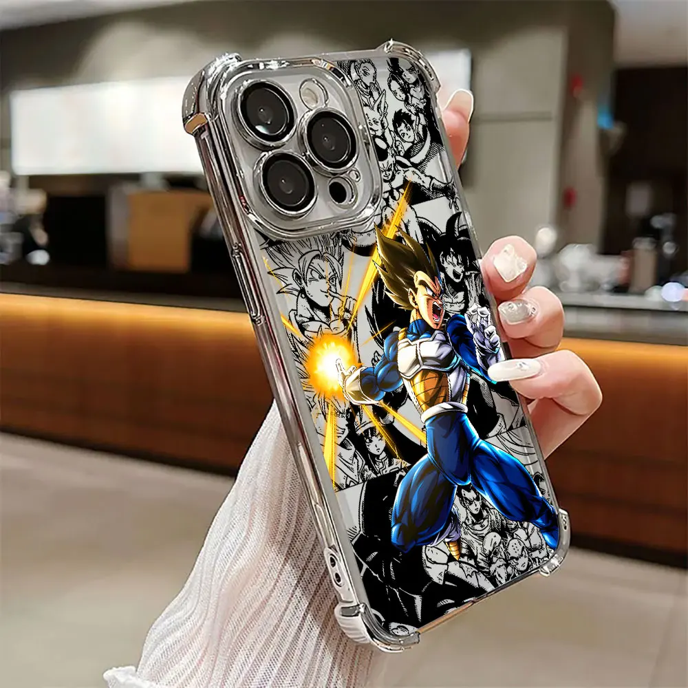 Фото Чехол для телефона с изображением аниме персонажей Goku, Vegeta, Frieza для Huawei Honor X6d, 600, x8d, X5c, X7d, Magic7, Play10, 400, X9d, X6c Pro Lite 4G 5G, защита от падений №4