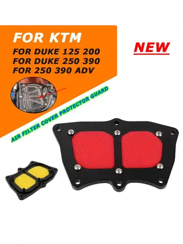 Аксессуары для KTM Duke 125 200 390 ADV 250 Adventure Duke390 2023, впускной воздушный фильтр, защитная крышка
