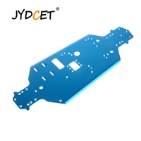 jydcet hsp 02163 aluminum alloy metal chassis for 110 rc 4wd on road drifting car fly fish 94122
