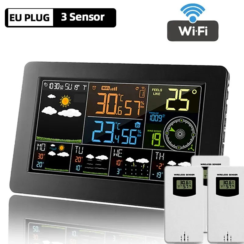 

Wi-Fi метеостанция TELEHILL с цветным экраном