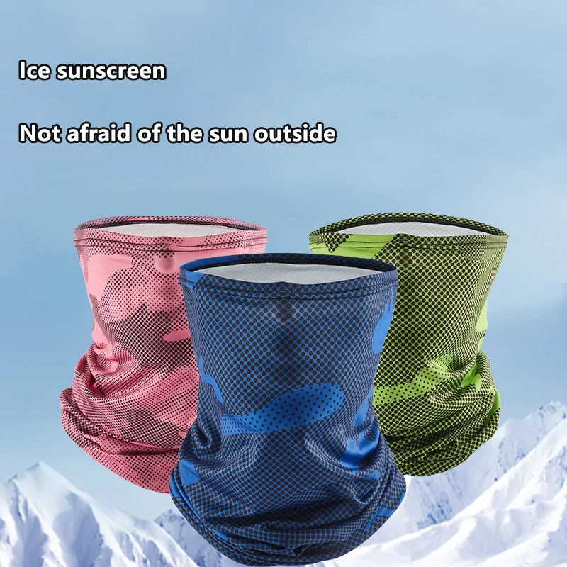 Летняя Защита от УФ-лучей дневной шарф для лица защита солнца езды на велосипеде