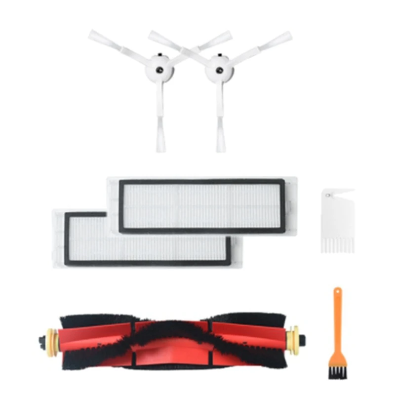 

Аксессуары для робота-пылесоса Xiaomi Roborock S6 MAXV S6 PURE S6, основная щетка, боковая щетка, Hepa-фильтр, комплекты деталей