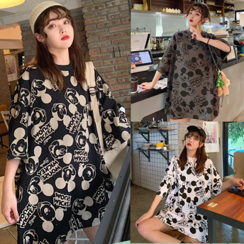 Футболка с коротким рукавом и принтом Микки Мауса |