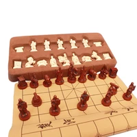 figures family chess retro board game accessories table chess medieval adult gathering portable jiegos de mesa christmas present
