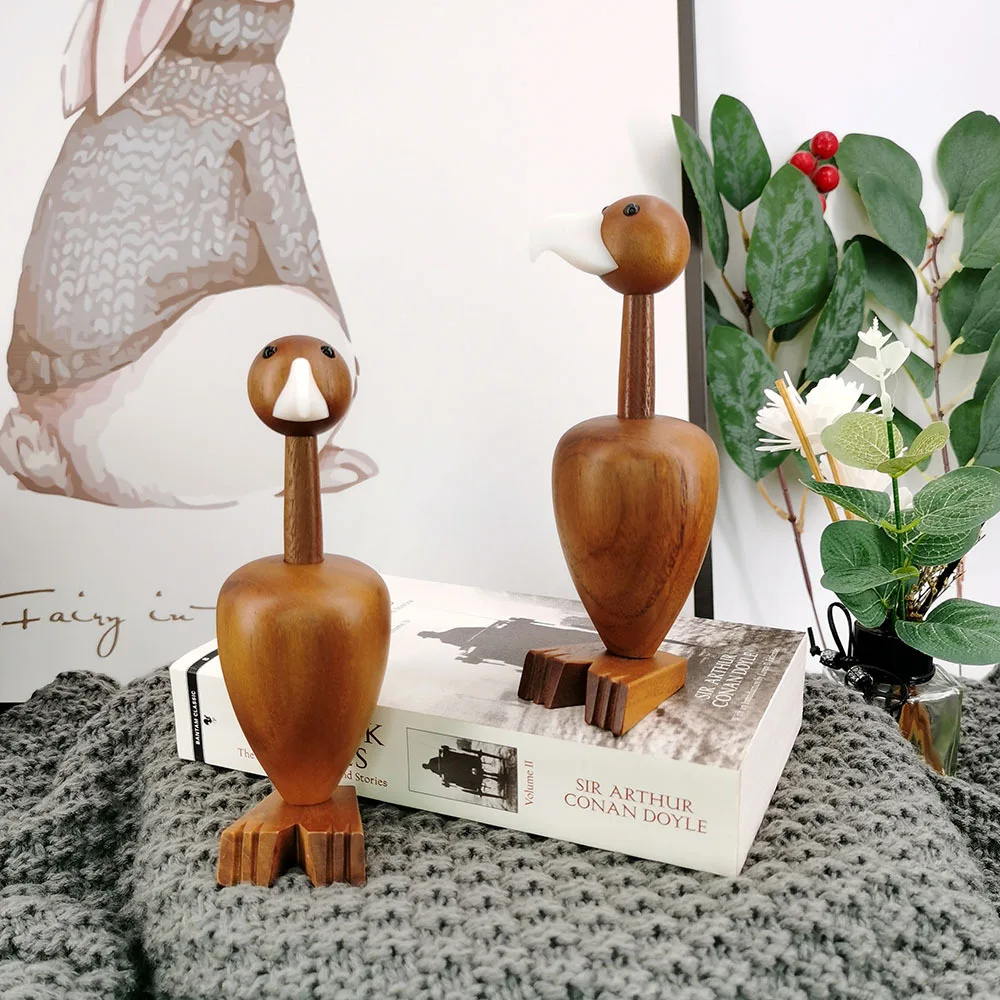 

Eagle Ornaments Wooden Animal Craft Collection Model Gift