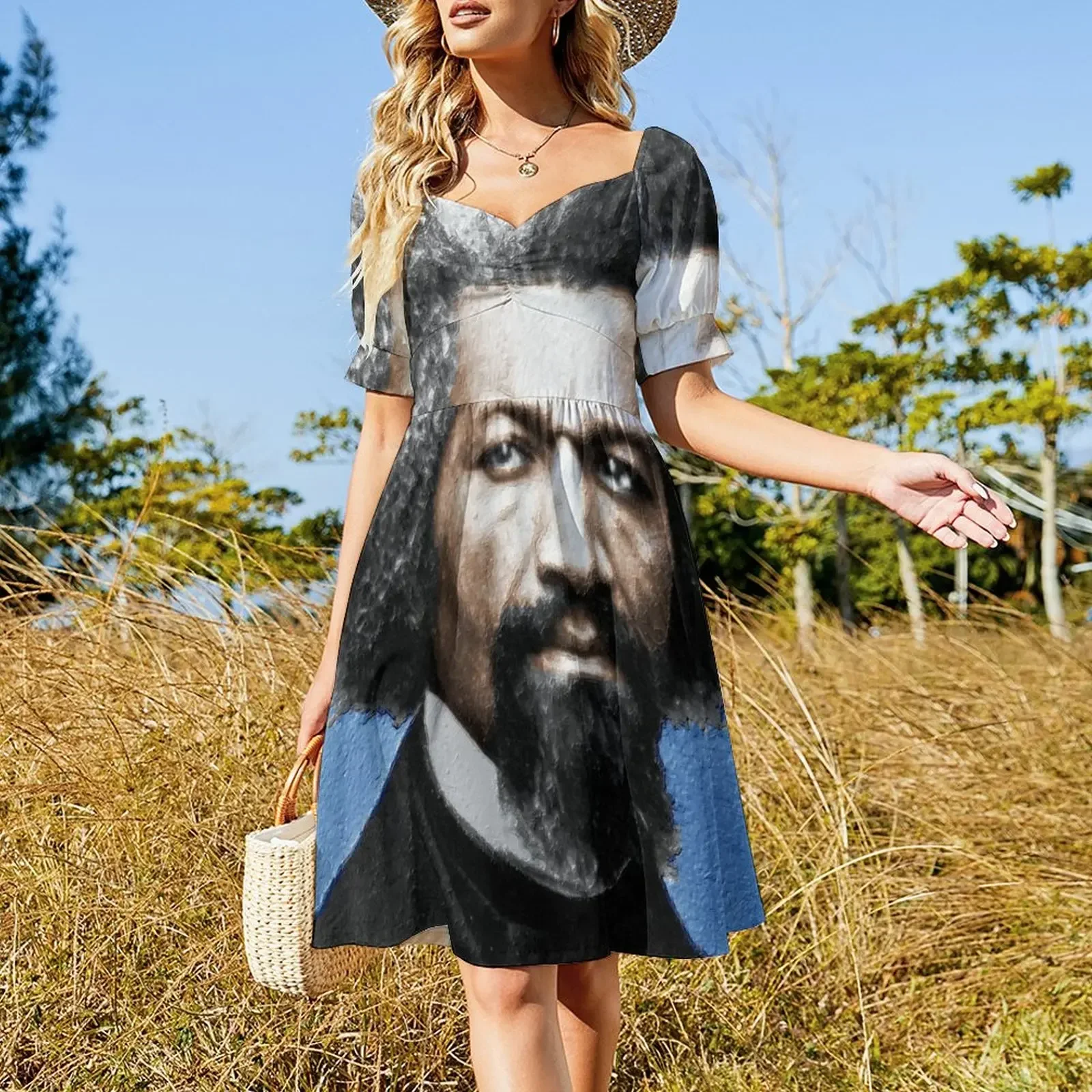 Фредерик двойная картина цветное платье без рукавов Lives Matter летние платья