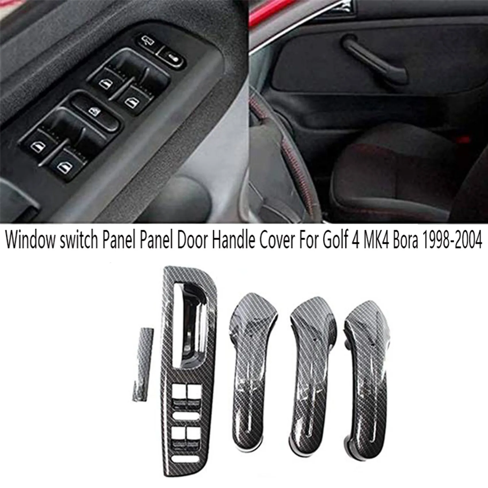 

Панель переключателя окна автомобиля, крышка дверной ручки для Golf 4 Jetta MK4 Bora 1998-2004