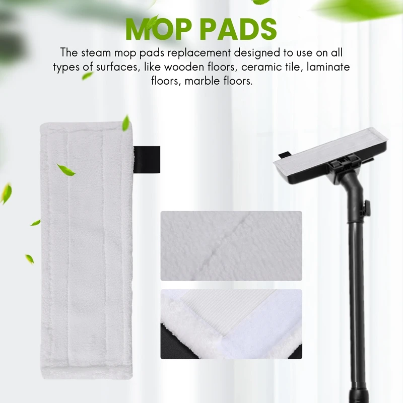 

Pack Of 5 Washable Microfibre Cloth Pads For Karcher Easyfix Sc2, Sc3, Sc4, Sc5 Steam Cleaner