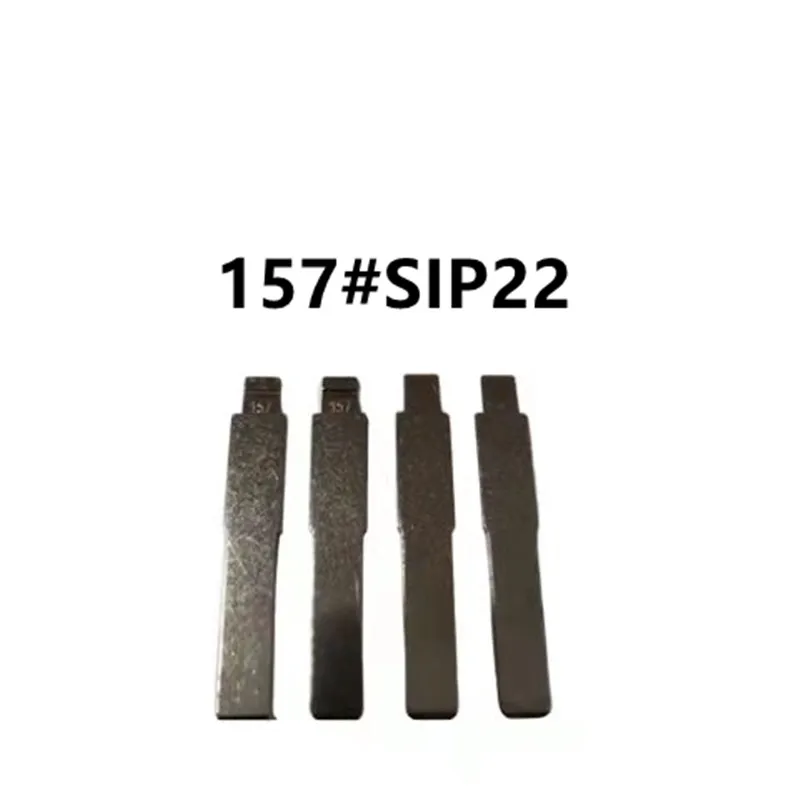 

10pcs 157# SIP22 Car Key Blade Flip Blank for Fiat 500 Bravo Ducato Firino Qubo Replace Flip Remote Blade