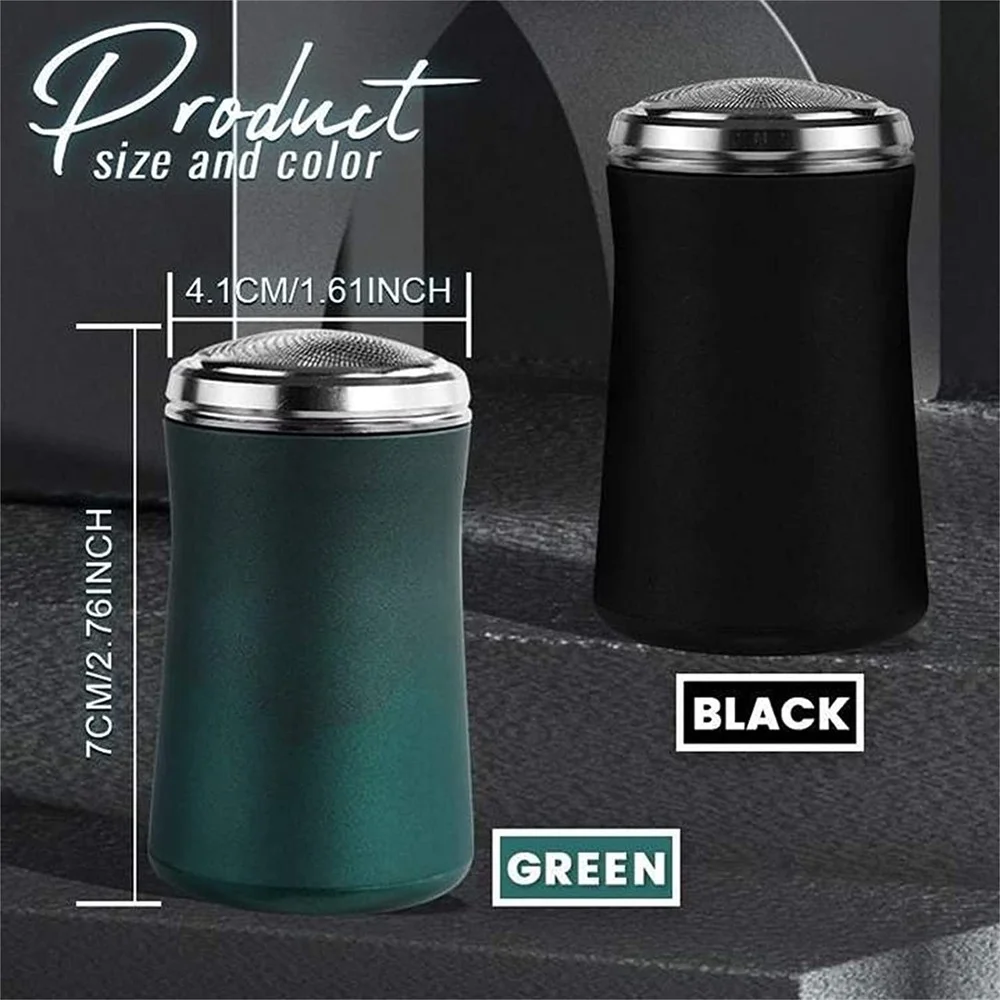 

Pocket Size Washable Electric Razor for Men Smart Silent Beard Trimmer 0.11mm Ultra-thin Mesh Shaving Machine Wet-Dry Dual Use